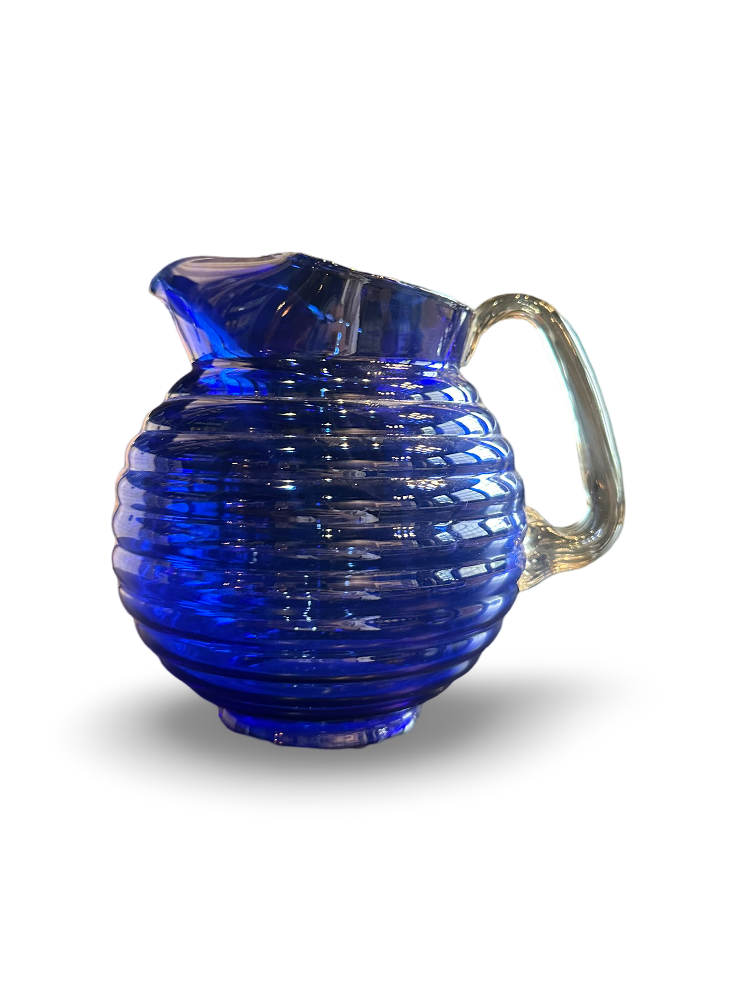 Vintage Royal Blue Pitcher