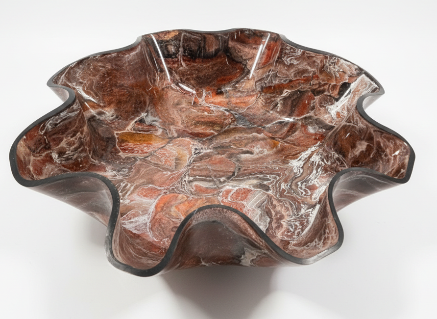 Big Gem Stone Resin bowl