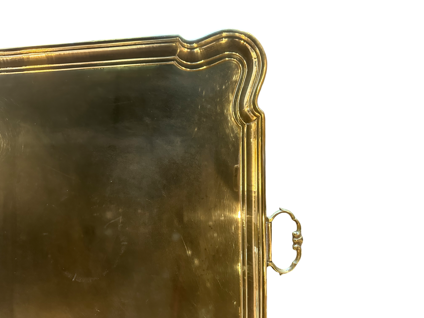Massive Vintage Brass Tray