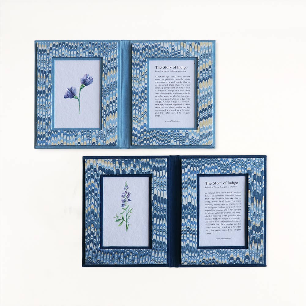 Indigo Natural Dyed Keepsake Photo Frame