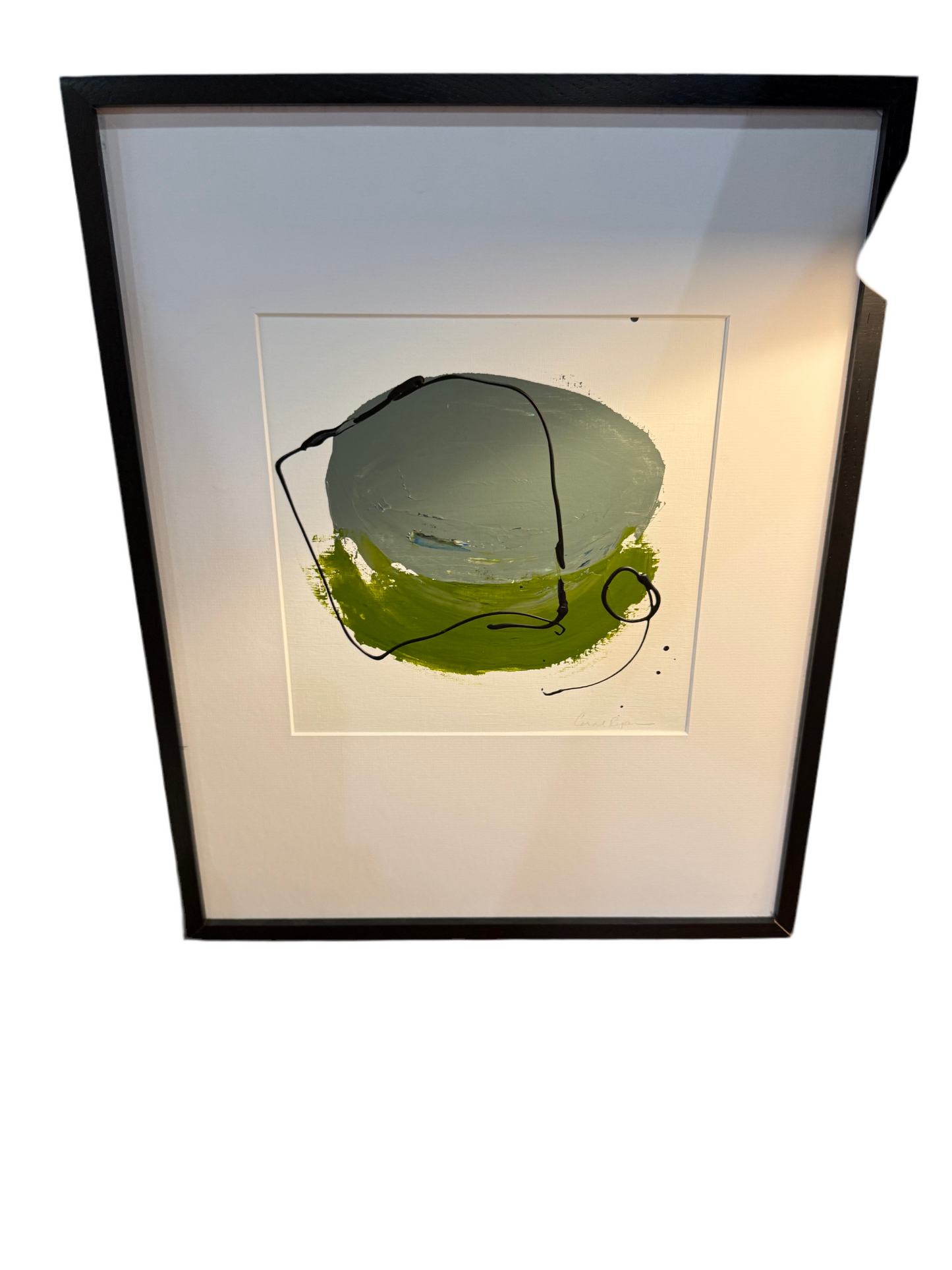 Abstract Green Painting