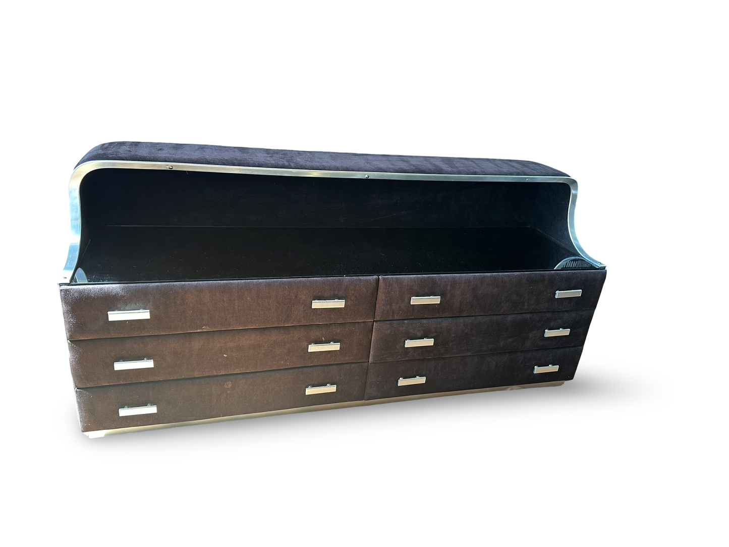 70’s Space Age Ultra Suede Dresser
