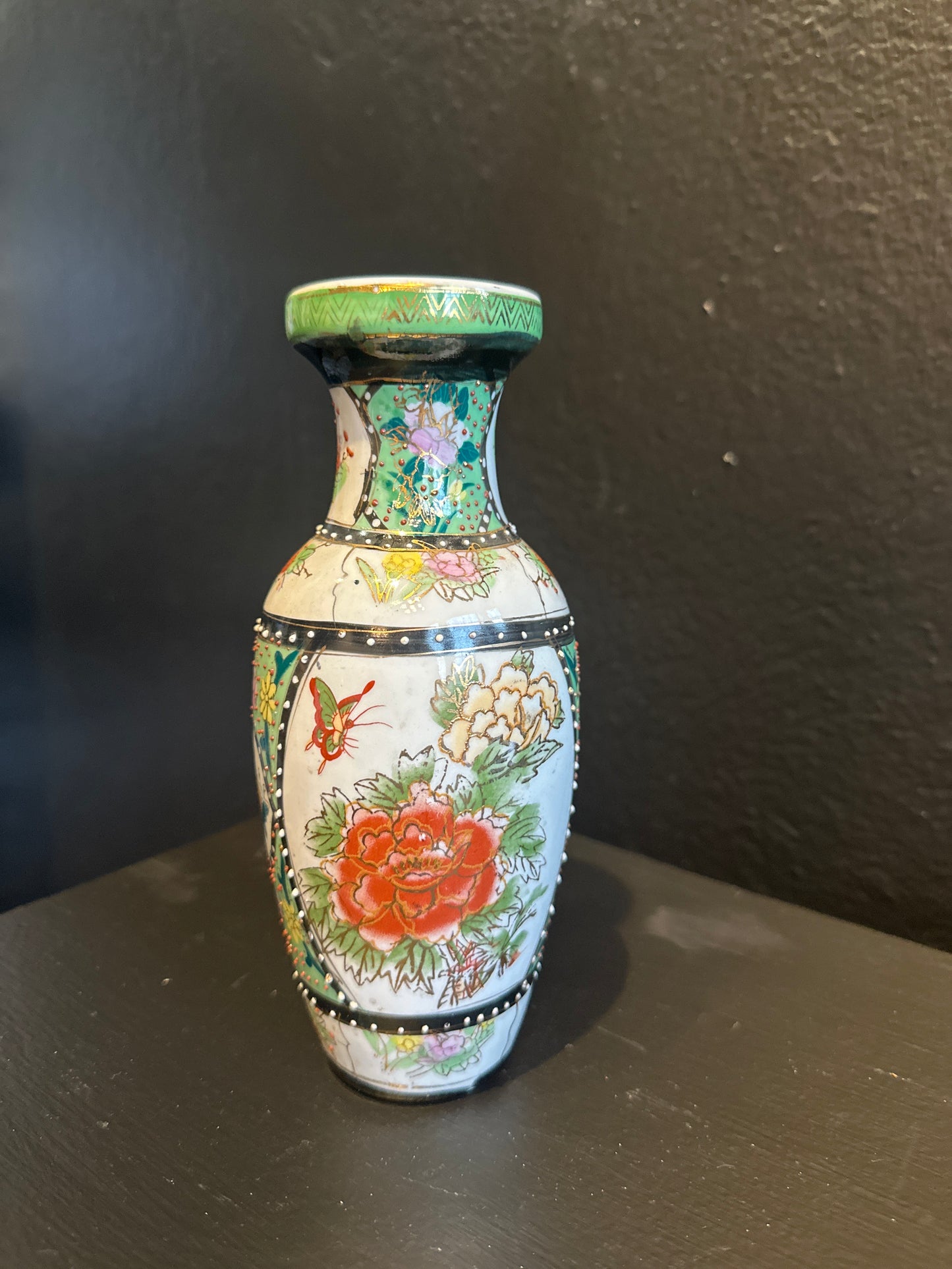 Asian Style Butterfly Vase