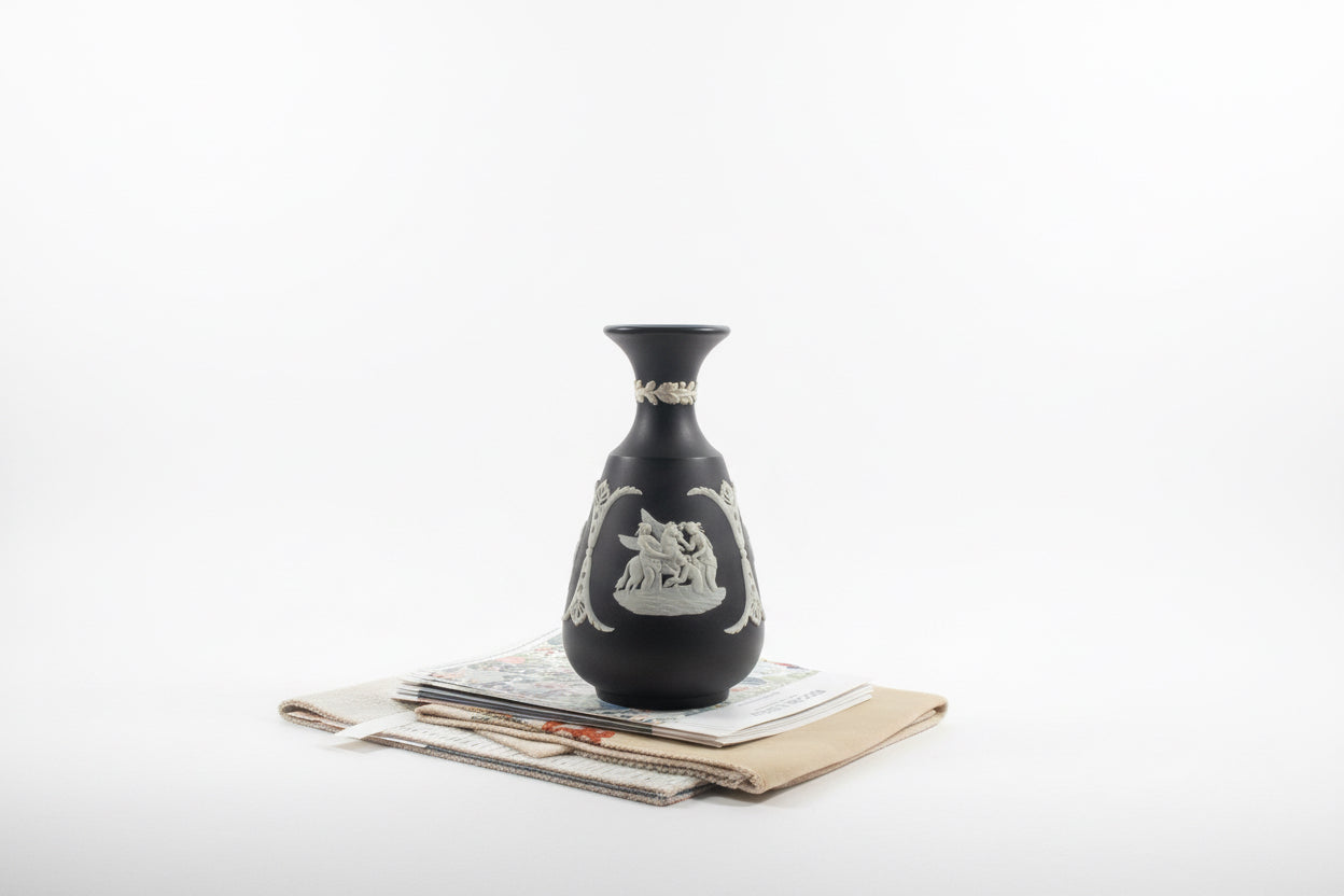 Black Basalt Wedgwood Bud Vase
