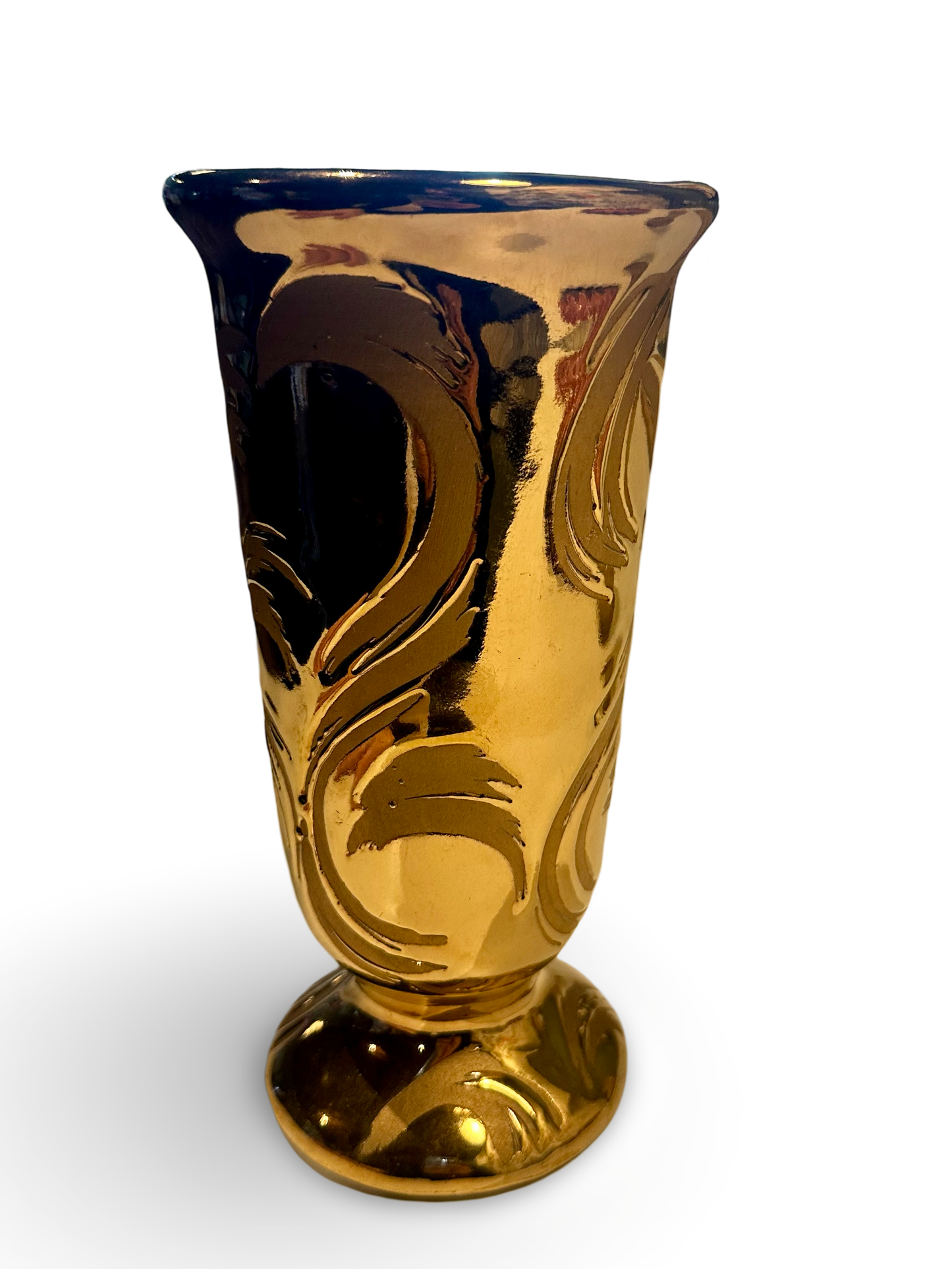 Weeping Gold Vase