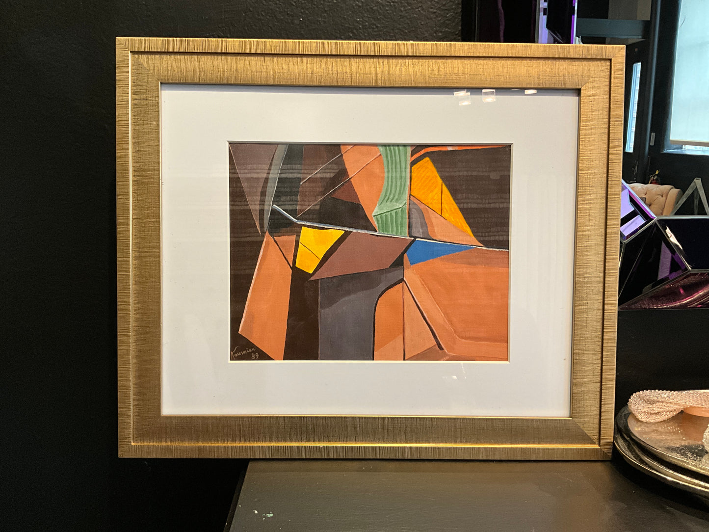 French Brown Abstract ‘89