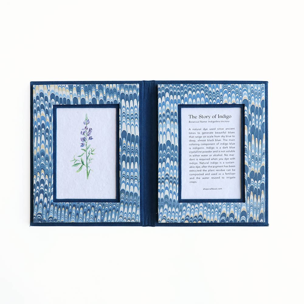 Indigo Natural Dyed Keepsake Photo Frame