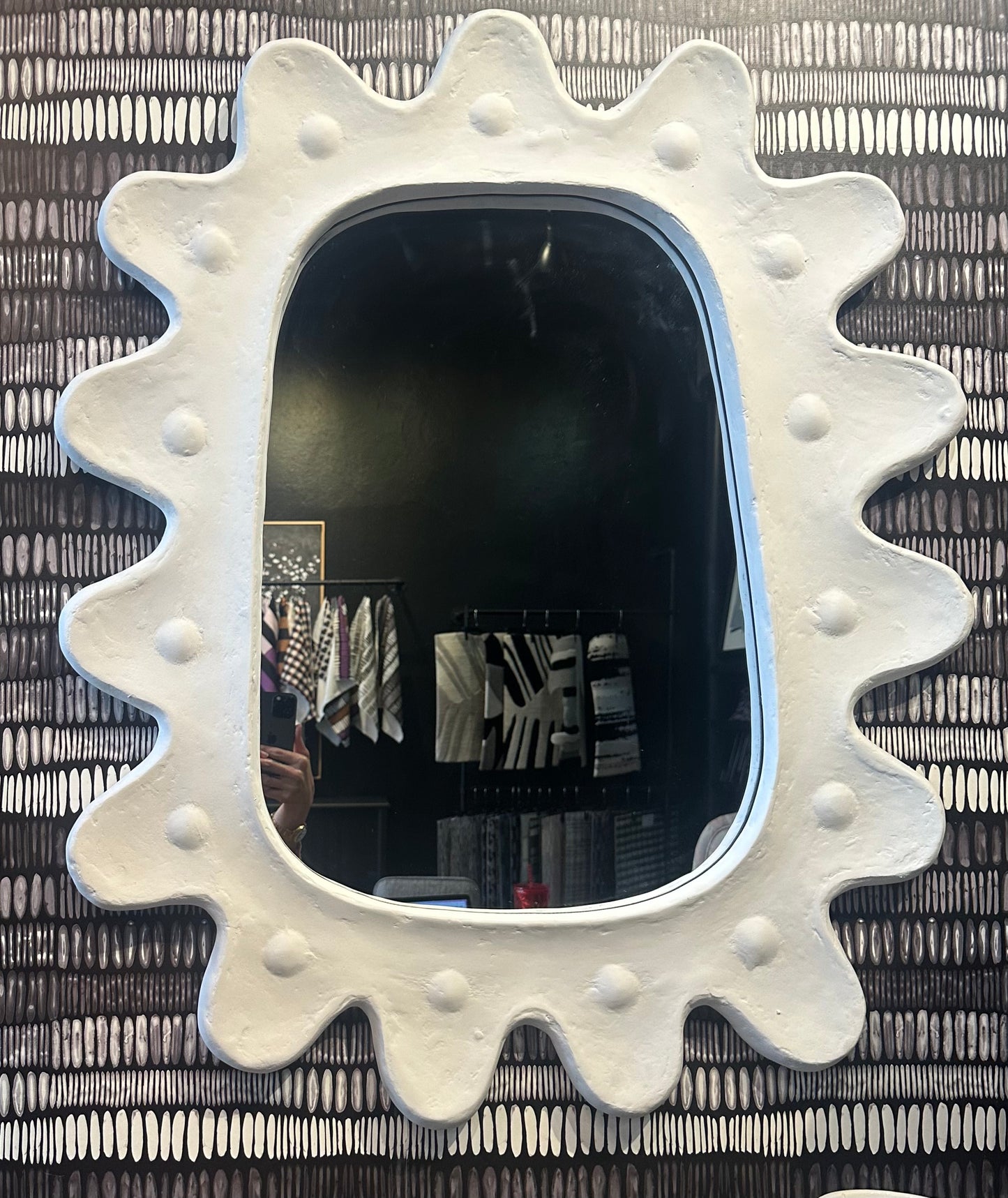 French Scallop Mirror