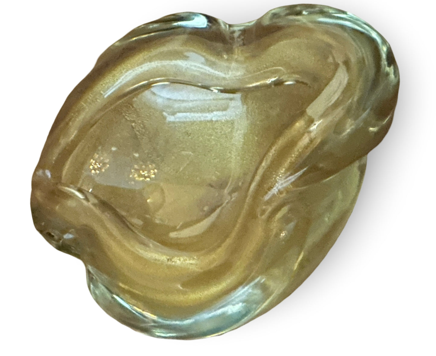 Gold Italian Ashtray