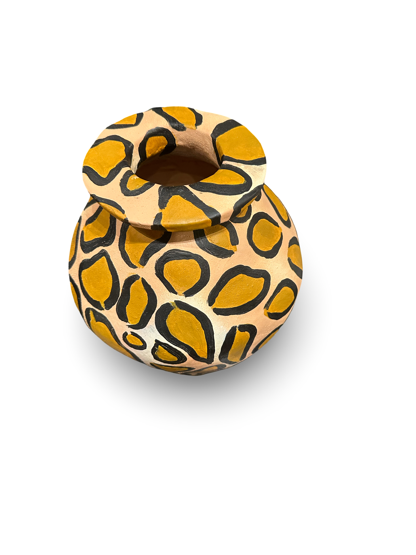 ARH Leopard Painted Vase