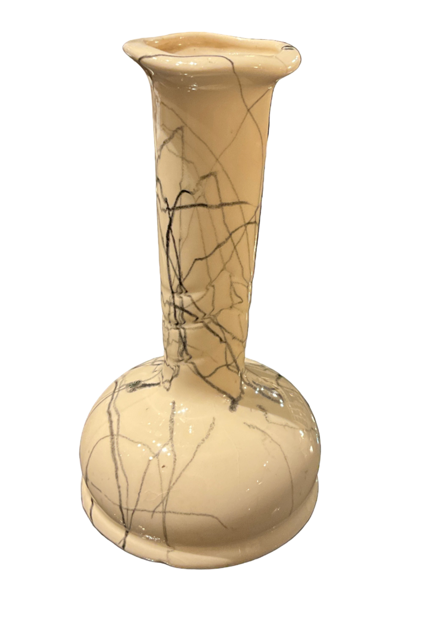 Vintage Glazed Lines Vase