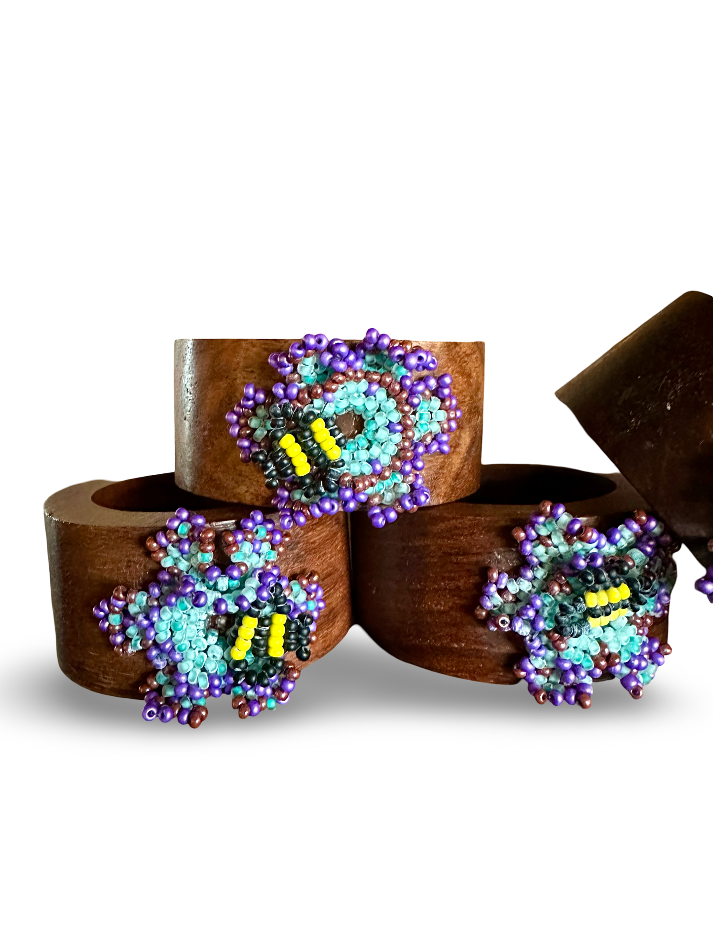 Handmade Bee Napkin Rings