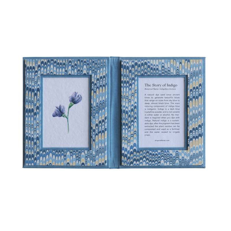 Indigo Natural Dyed Keepsake Photo Frame