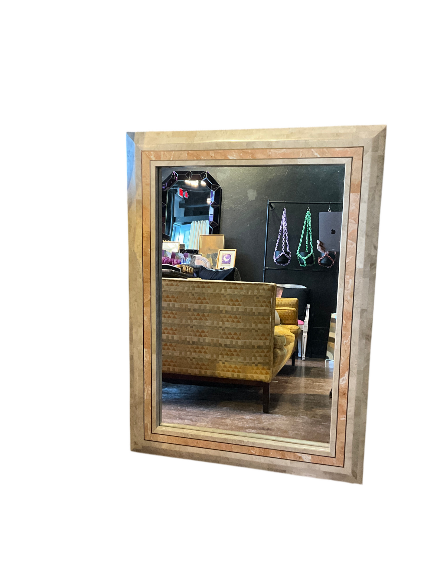 Maitland Smith Stone Mirror