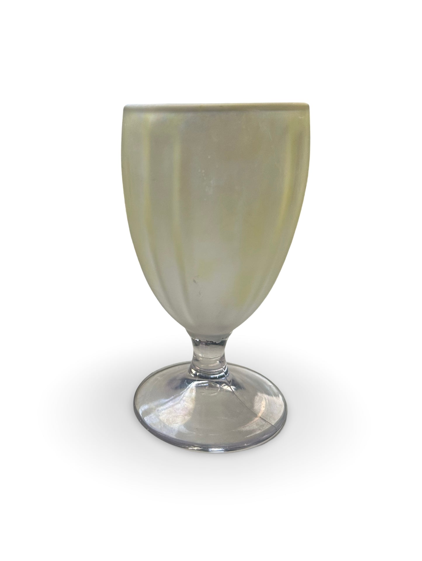 Vintage Iridescent Jar