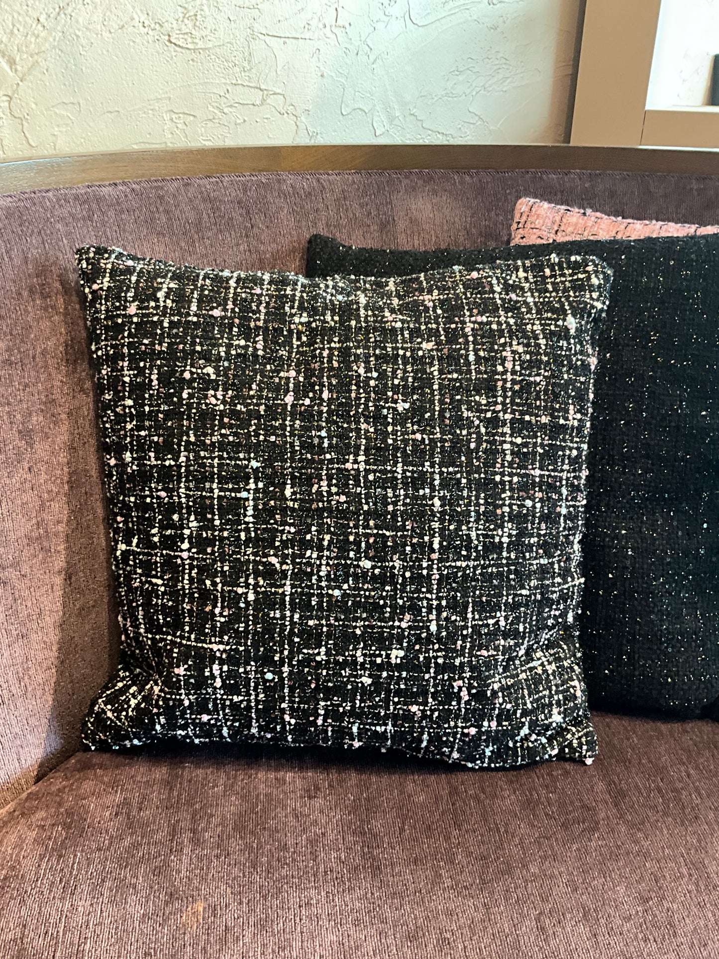 Sparkly Tweed Pillows
