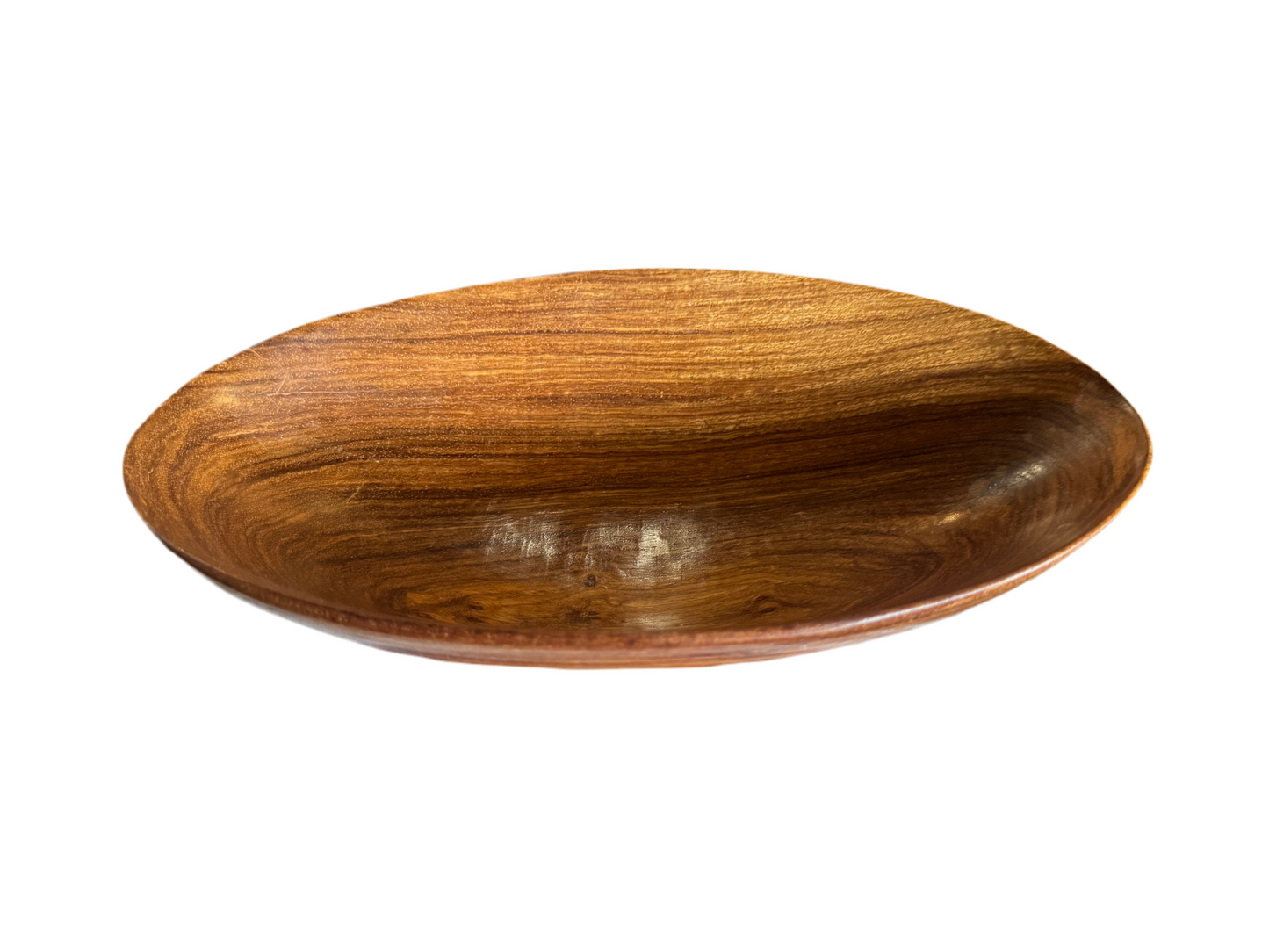 Brown wood bowl