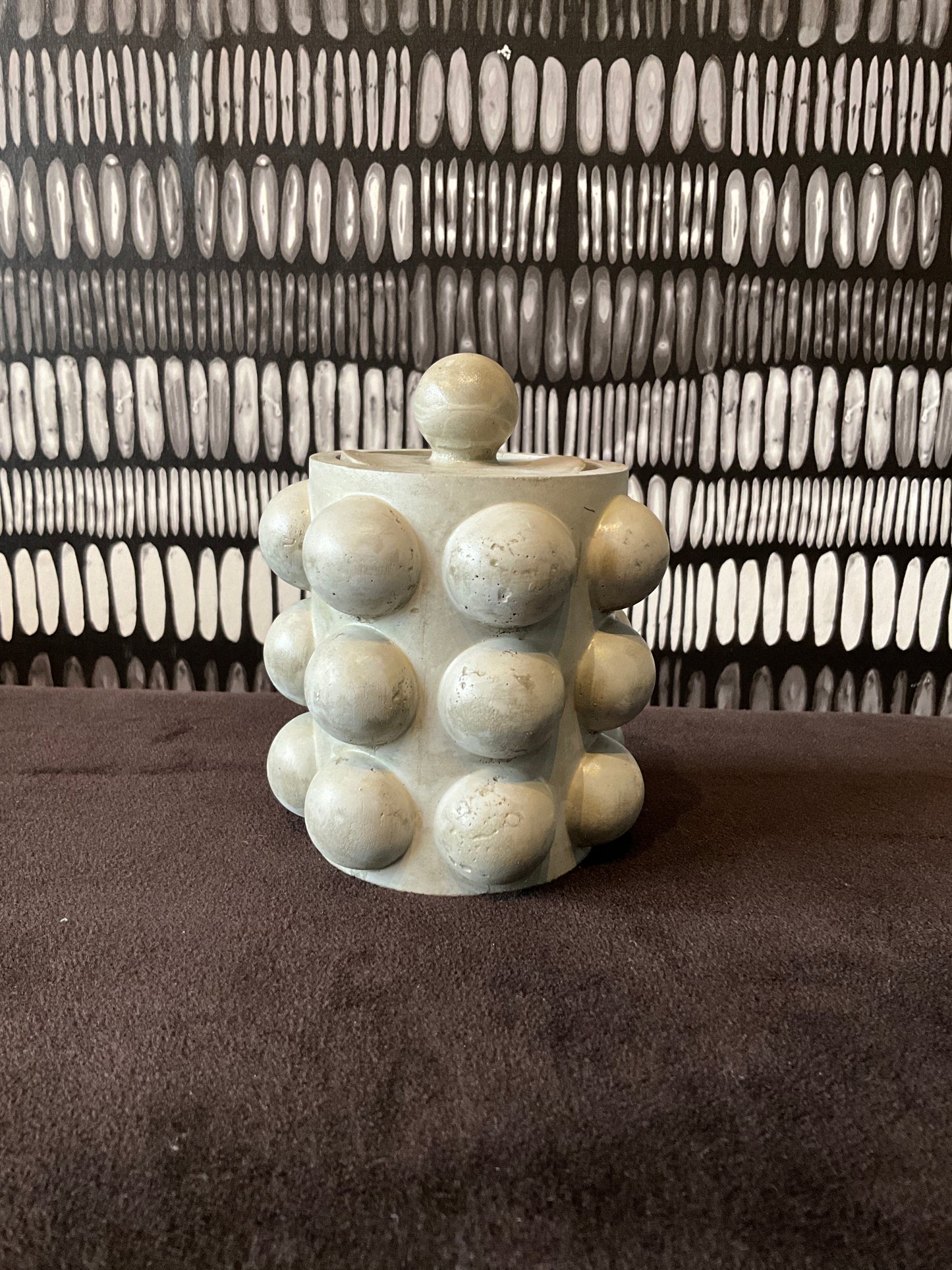 Concrete Brutalist Jar