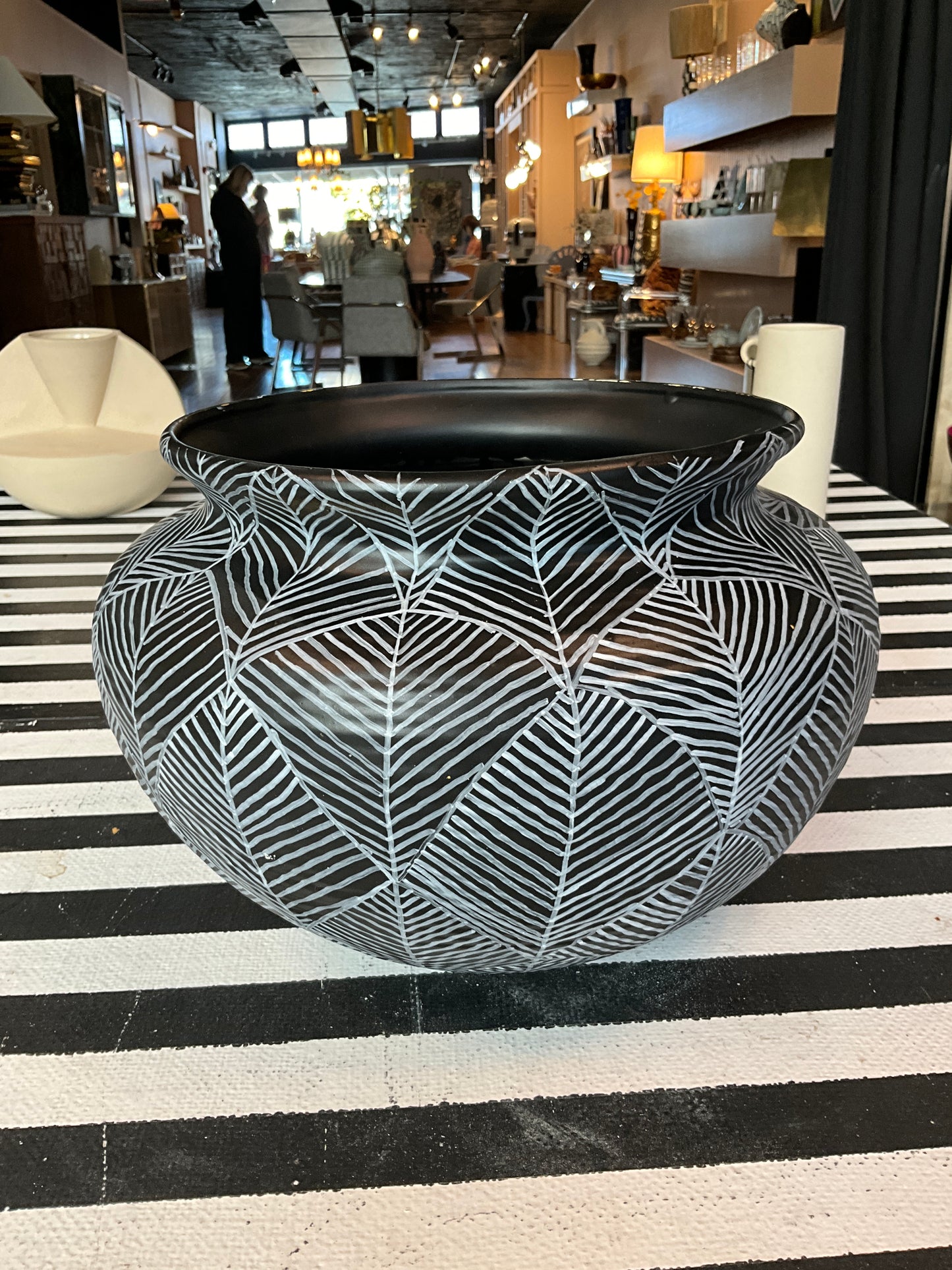 Palm Painted Bowl
