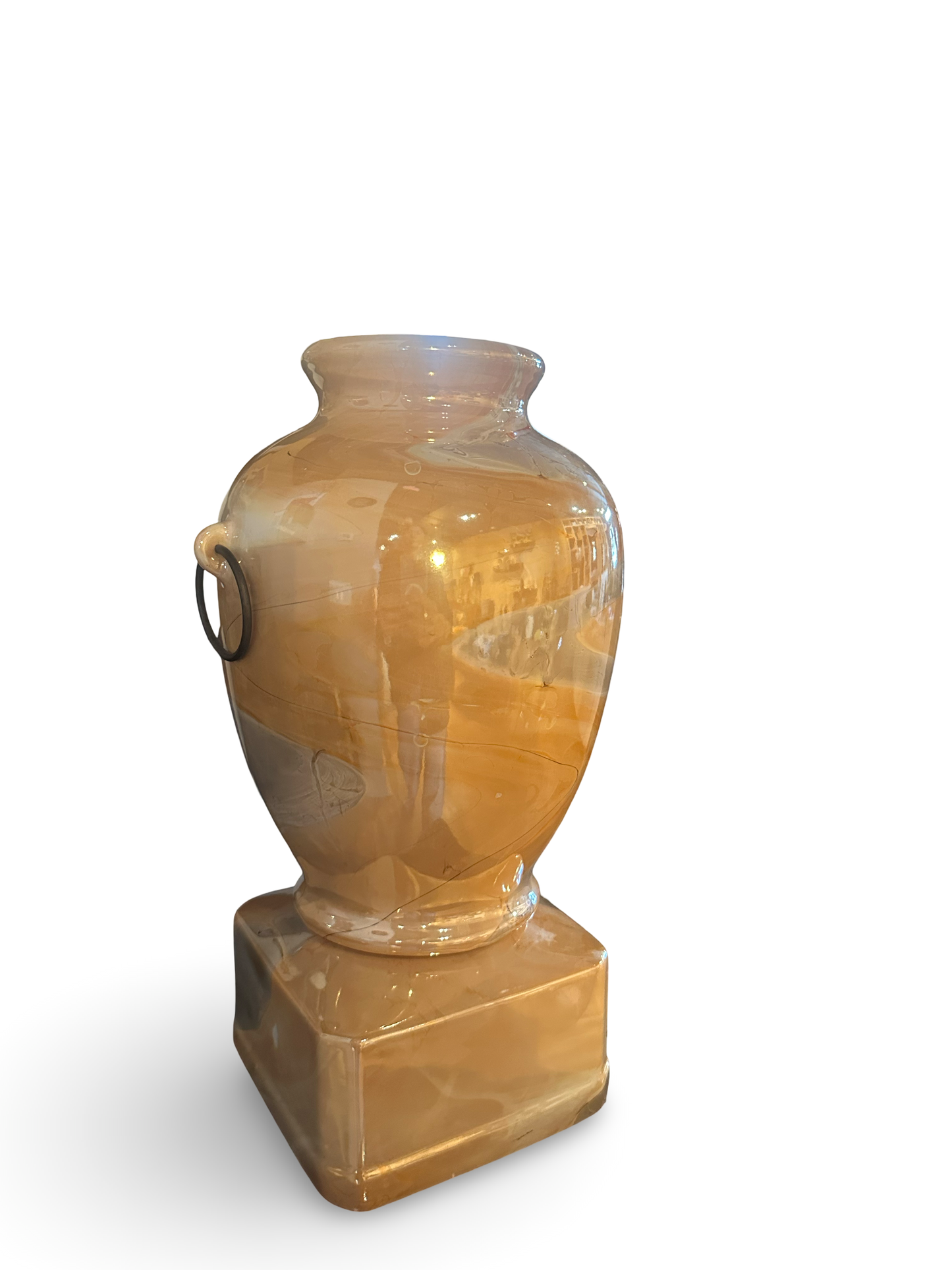 Hand Painted Ceramic Amphora