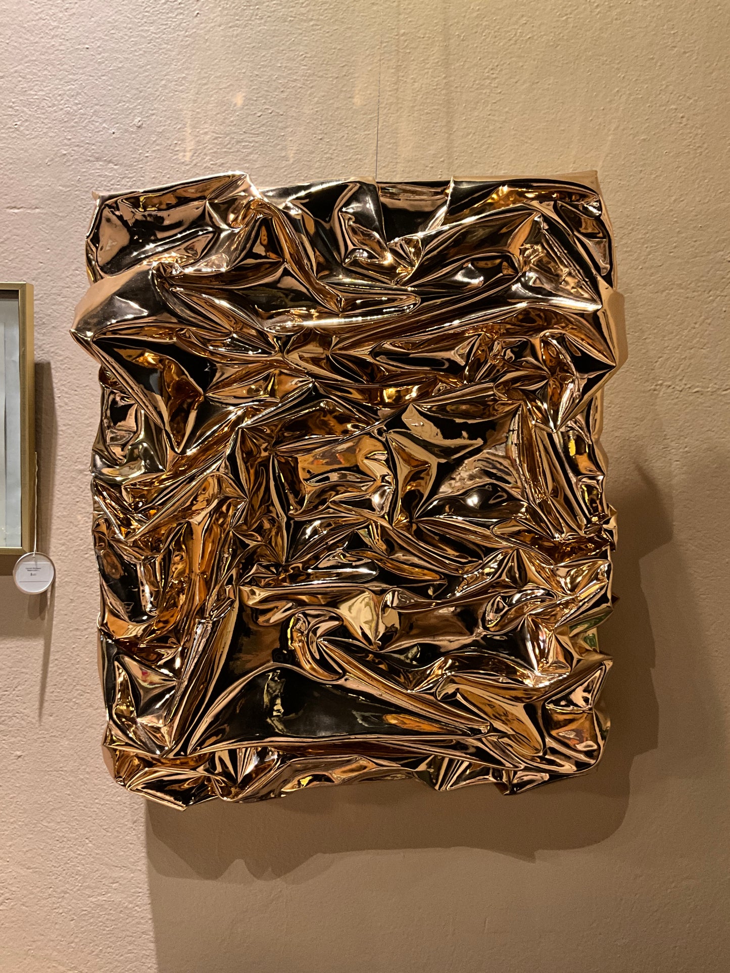 Metallic Crumple Art