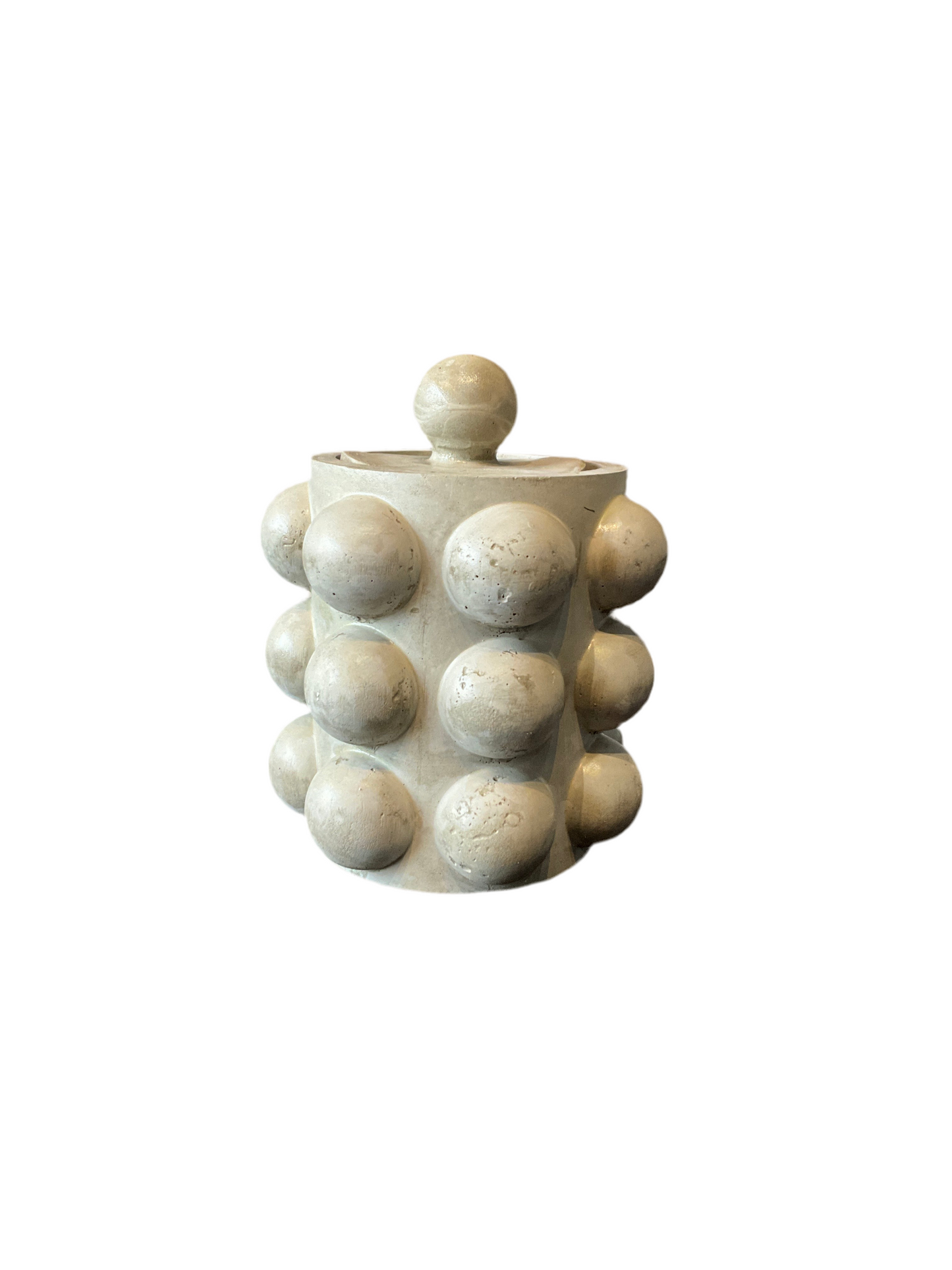 Concrete Brutalist Jar