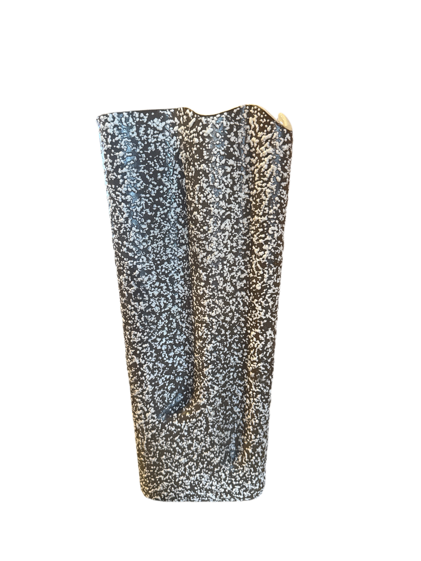 Taupe Spackle Vase
