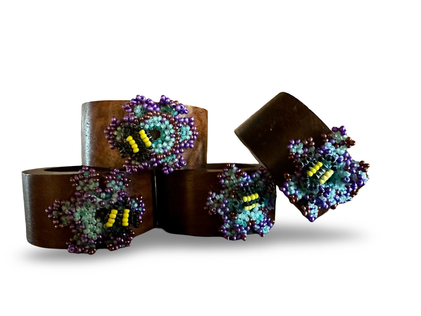Handmade Bee Napkin Rings