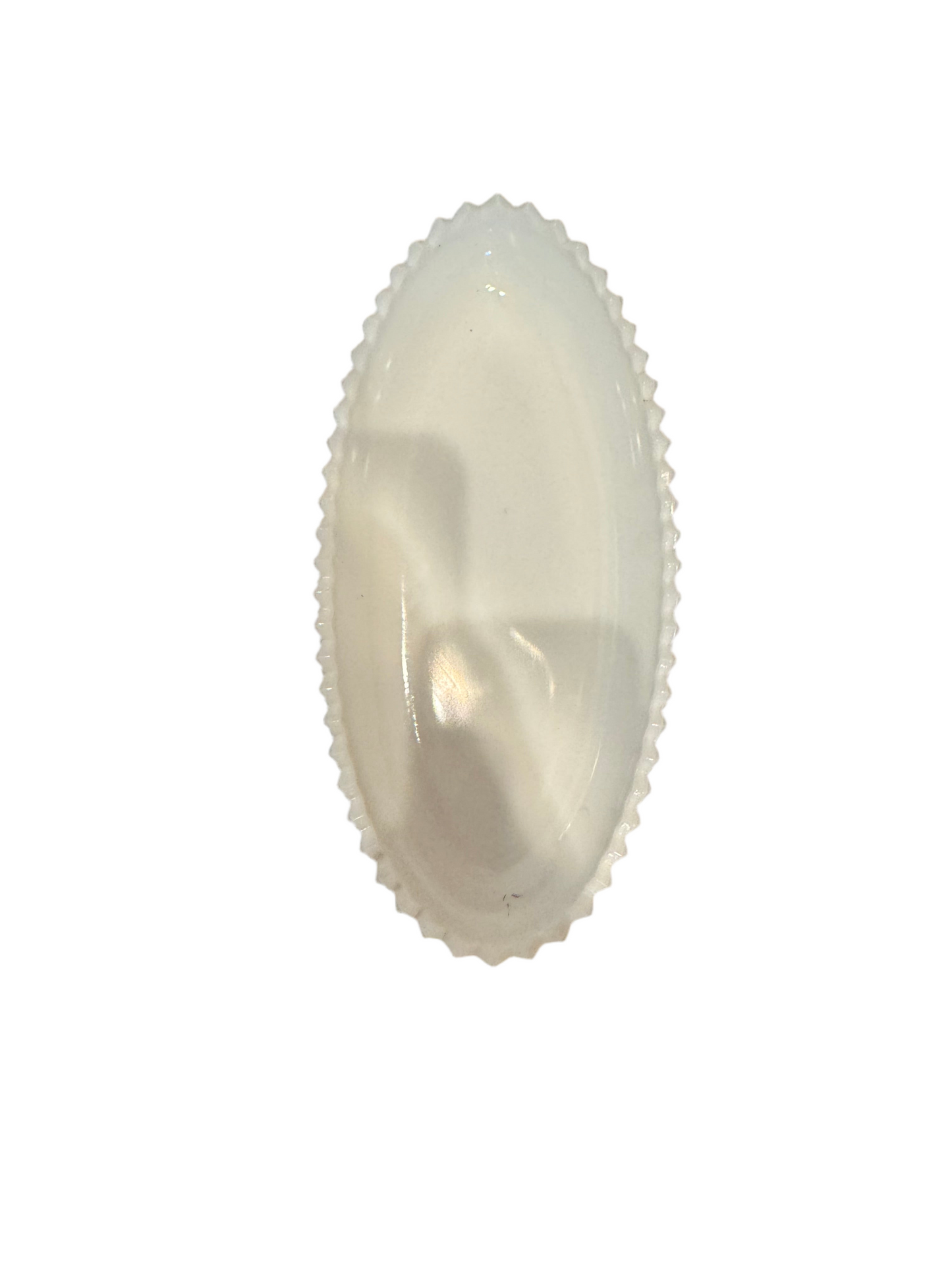 Large Milk glass dish