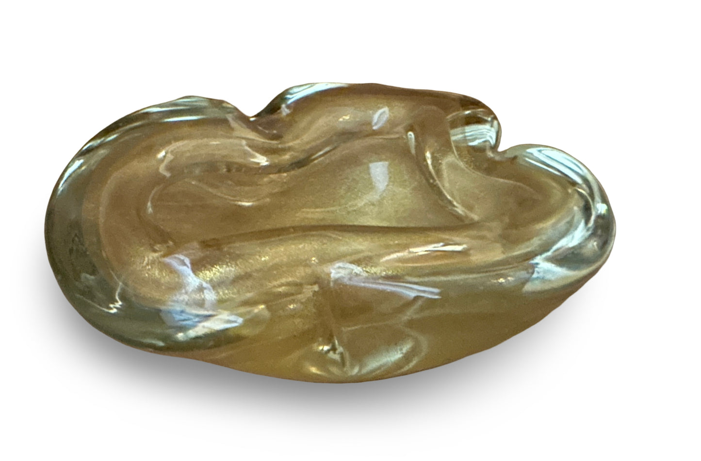 Gold Italian Ashtray