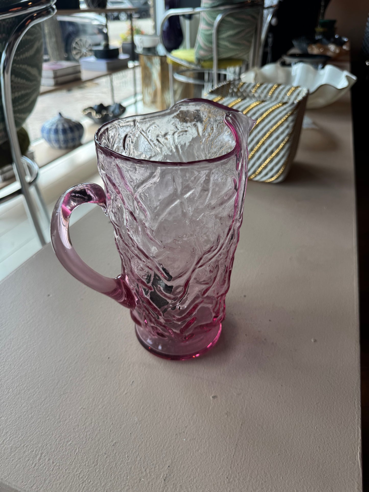 Pink Driftwood Glass Set