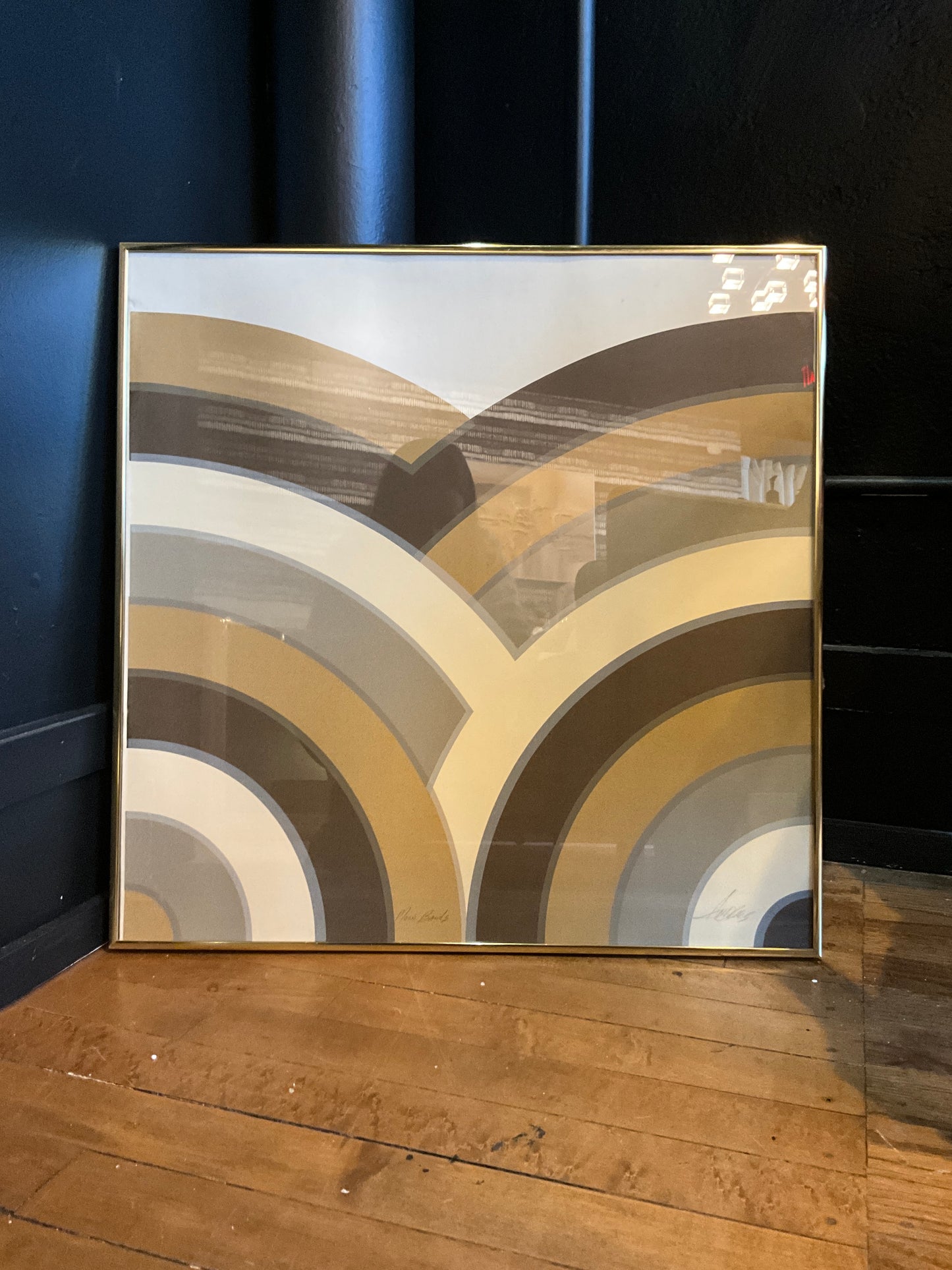 Moon bonds geometric print