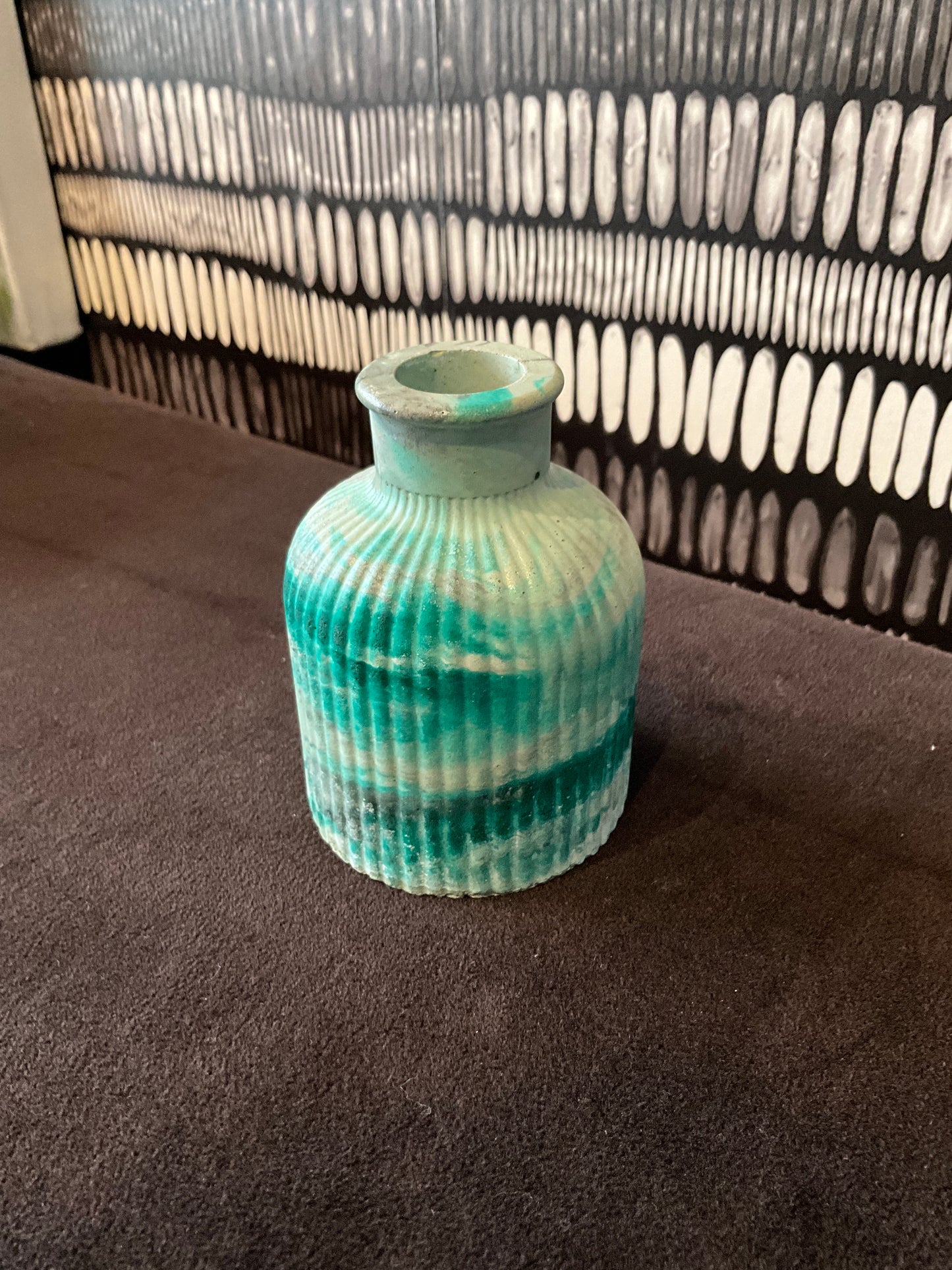 Emerald Marbel Jar