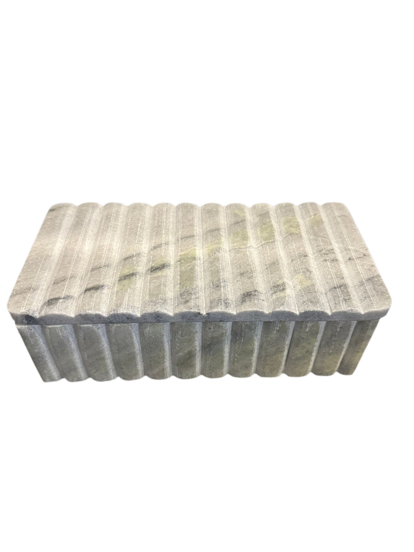 Carved Soapstone Box