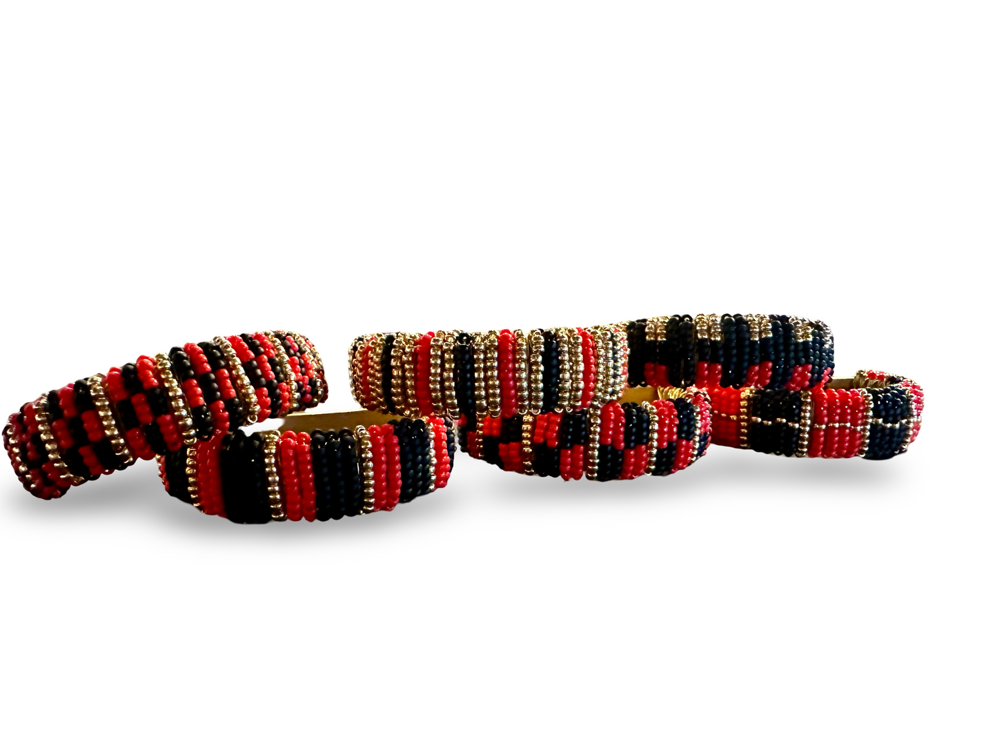 Beaded Napkin Rings (set of 6)
