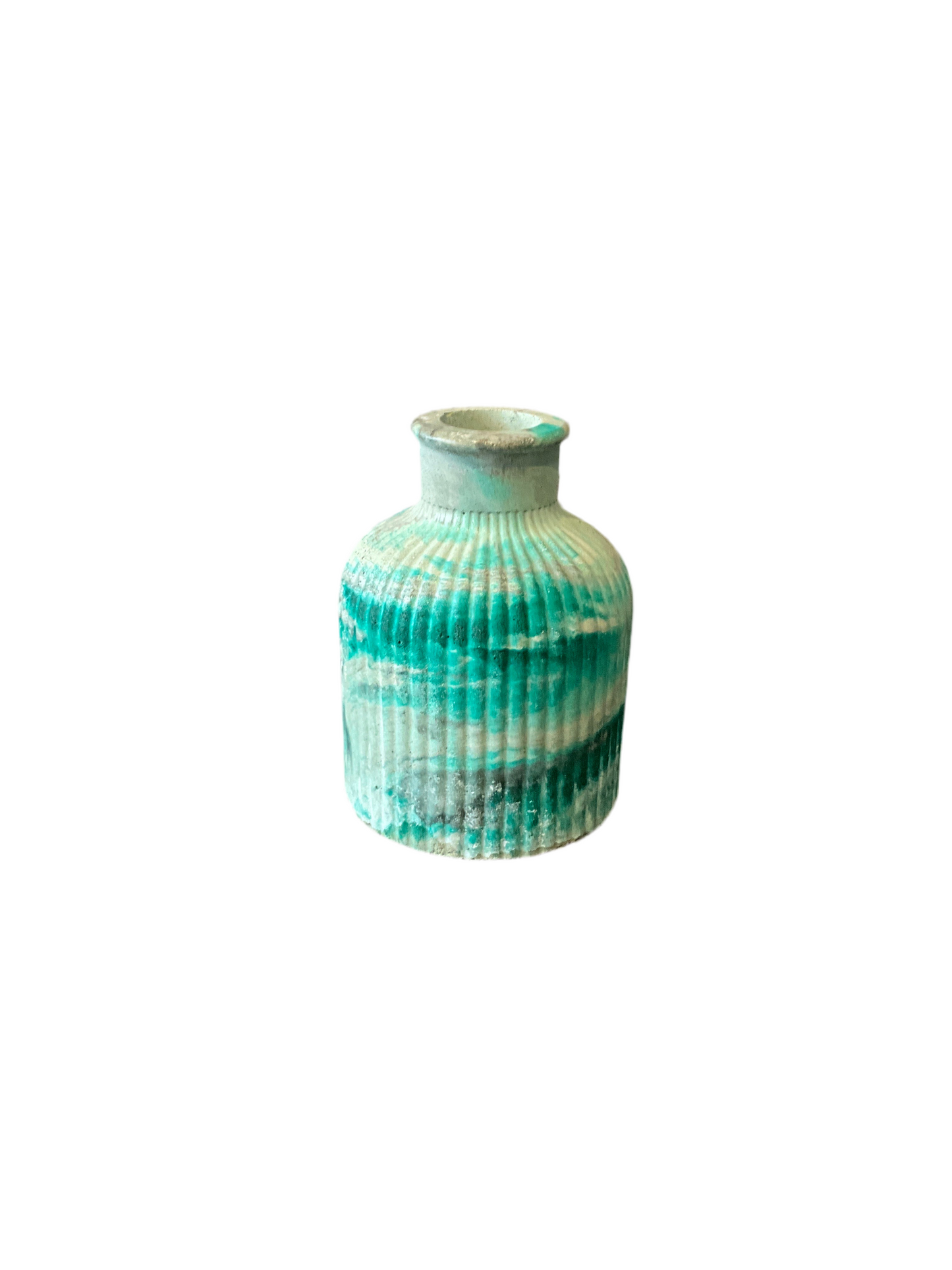 Emerald Marbel Jar
