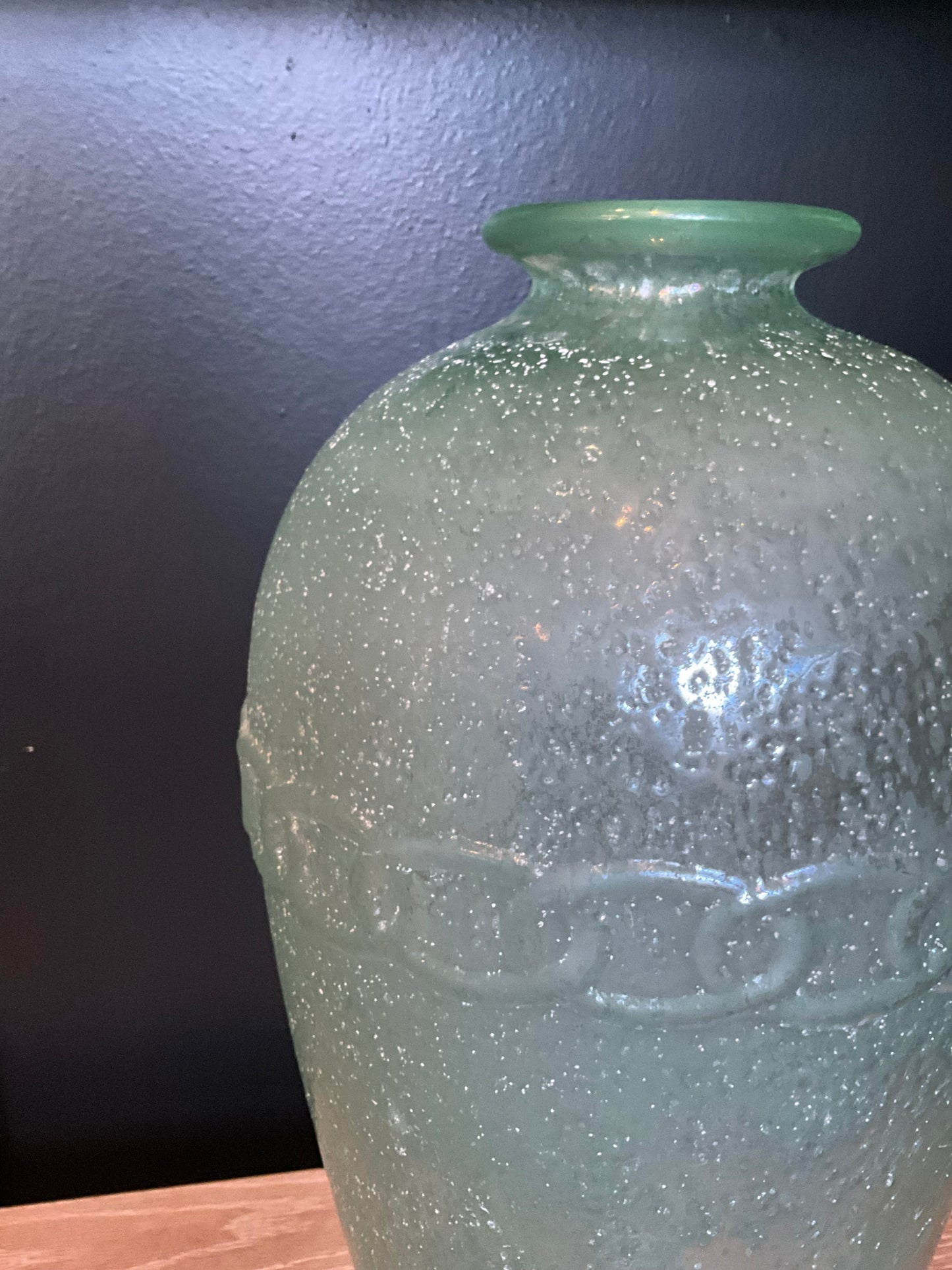 70’s Silvestri Blown Glass Vase