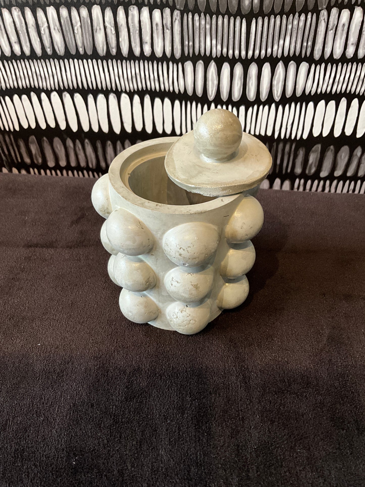 Concrete Brutalist Jar