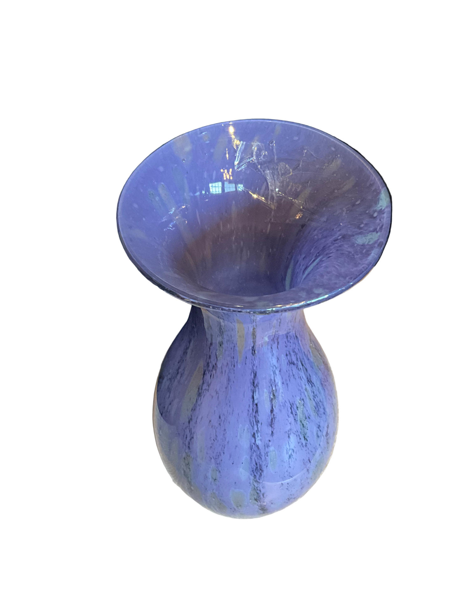 Purple Murano glass vase