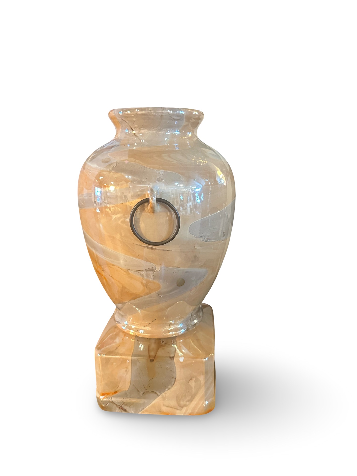 Hand Painted Ceramic Amphora