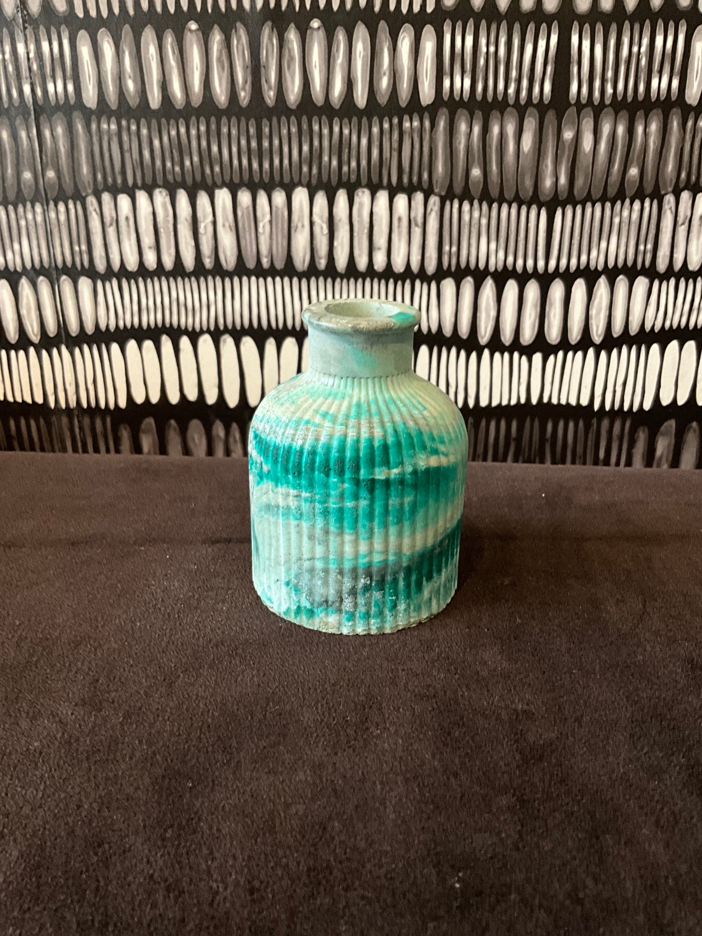 Emerald Marbel Jar
