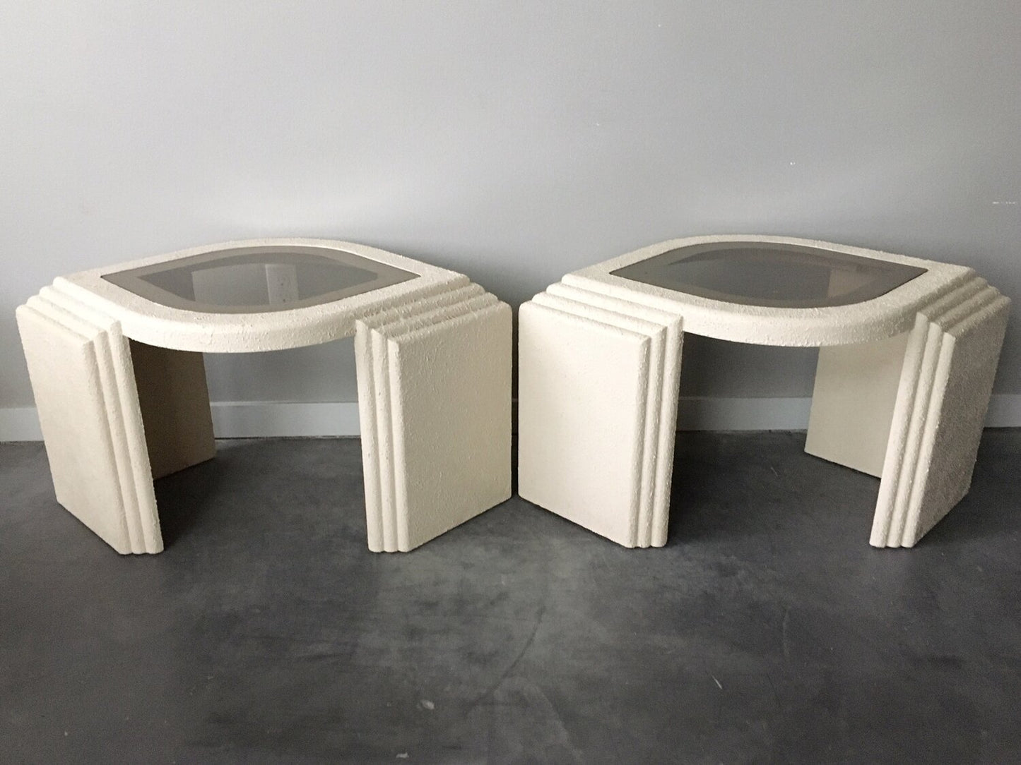 Pair of Post Modern Side Tables
