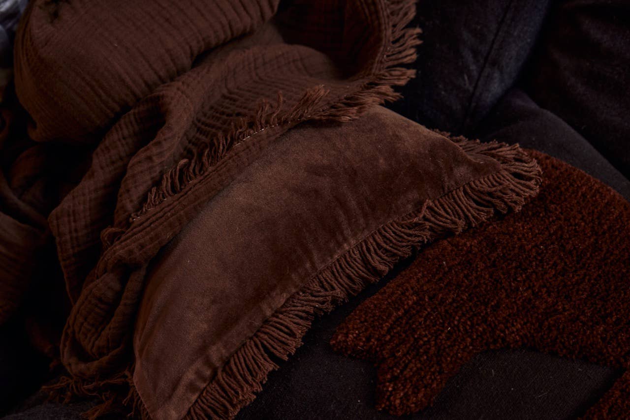 Abstract Cushions | Black/Chocolate