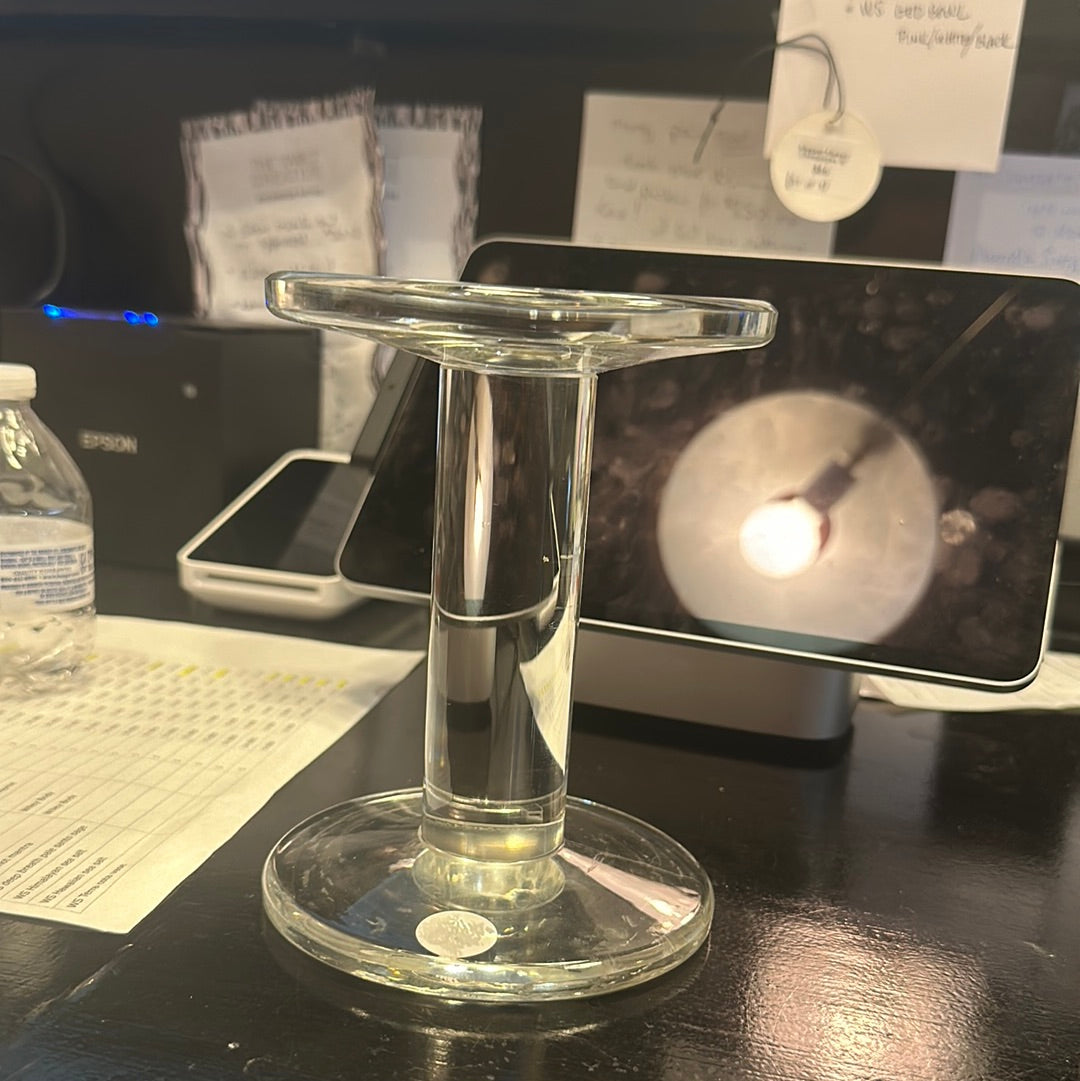Pair of Crystal Candle Holders