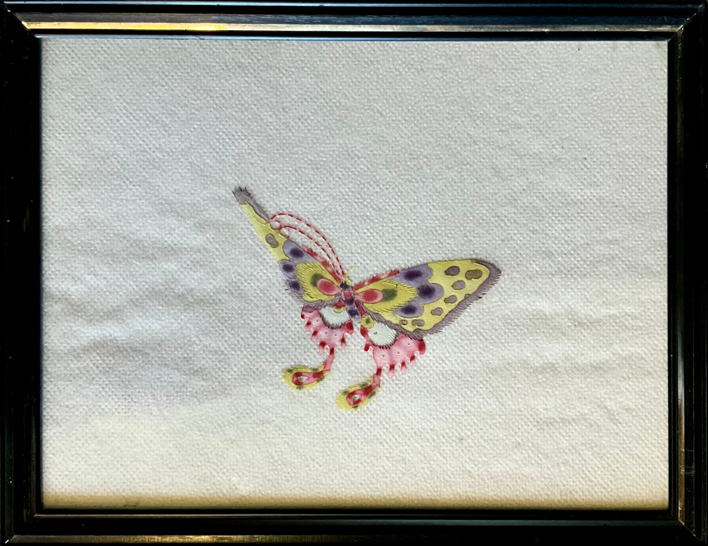 Butterfly embroidery art