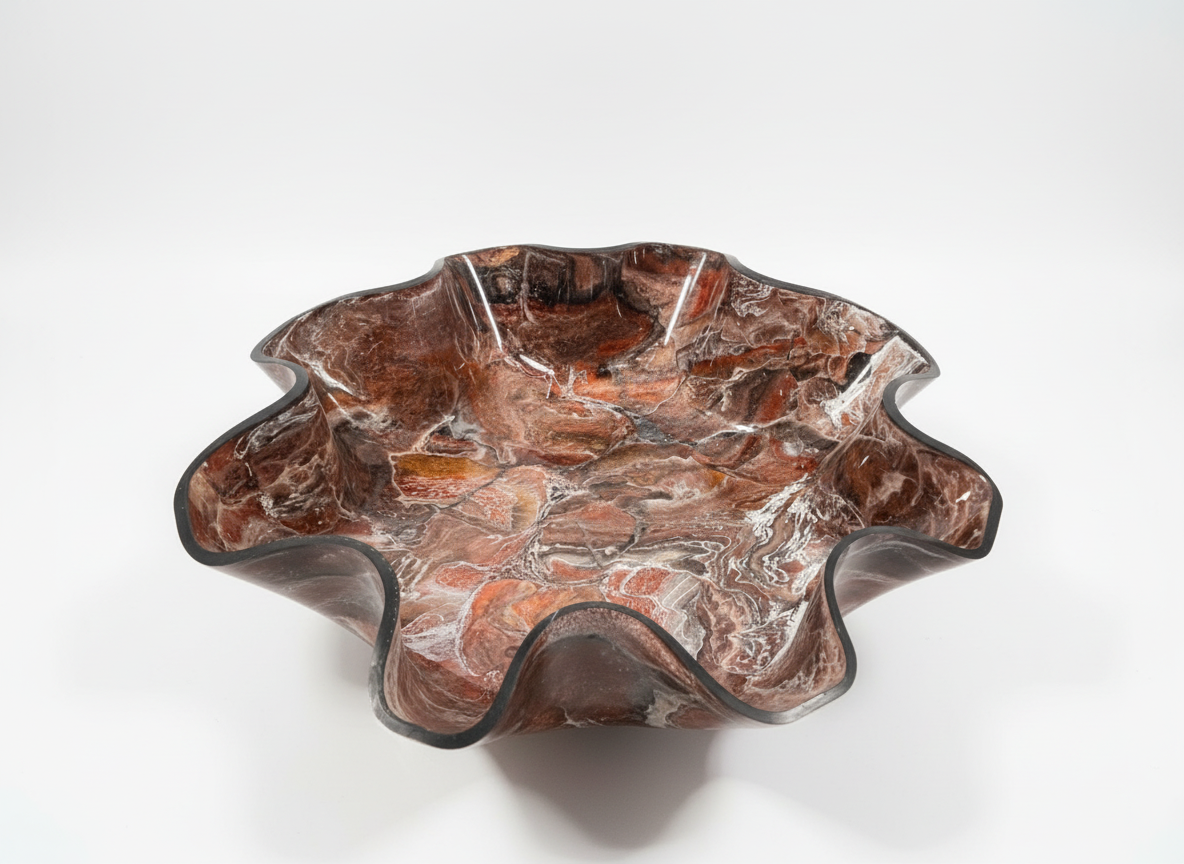 Big Gem Stone Resin bowl