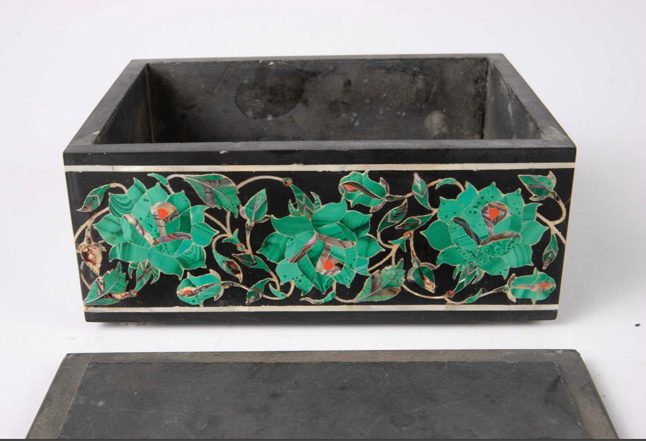 Vintage Taj Mahal Stone Box