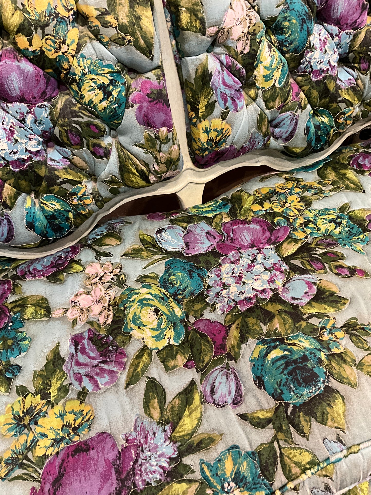 Flower small loveseat bench