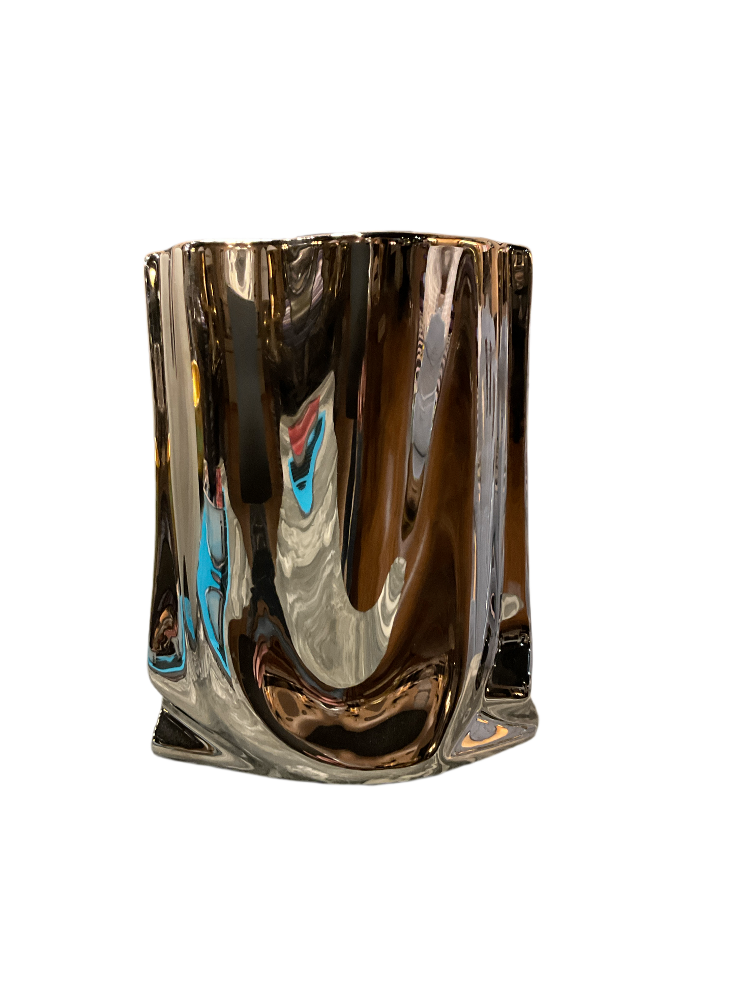 Chrome Vase