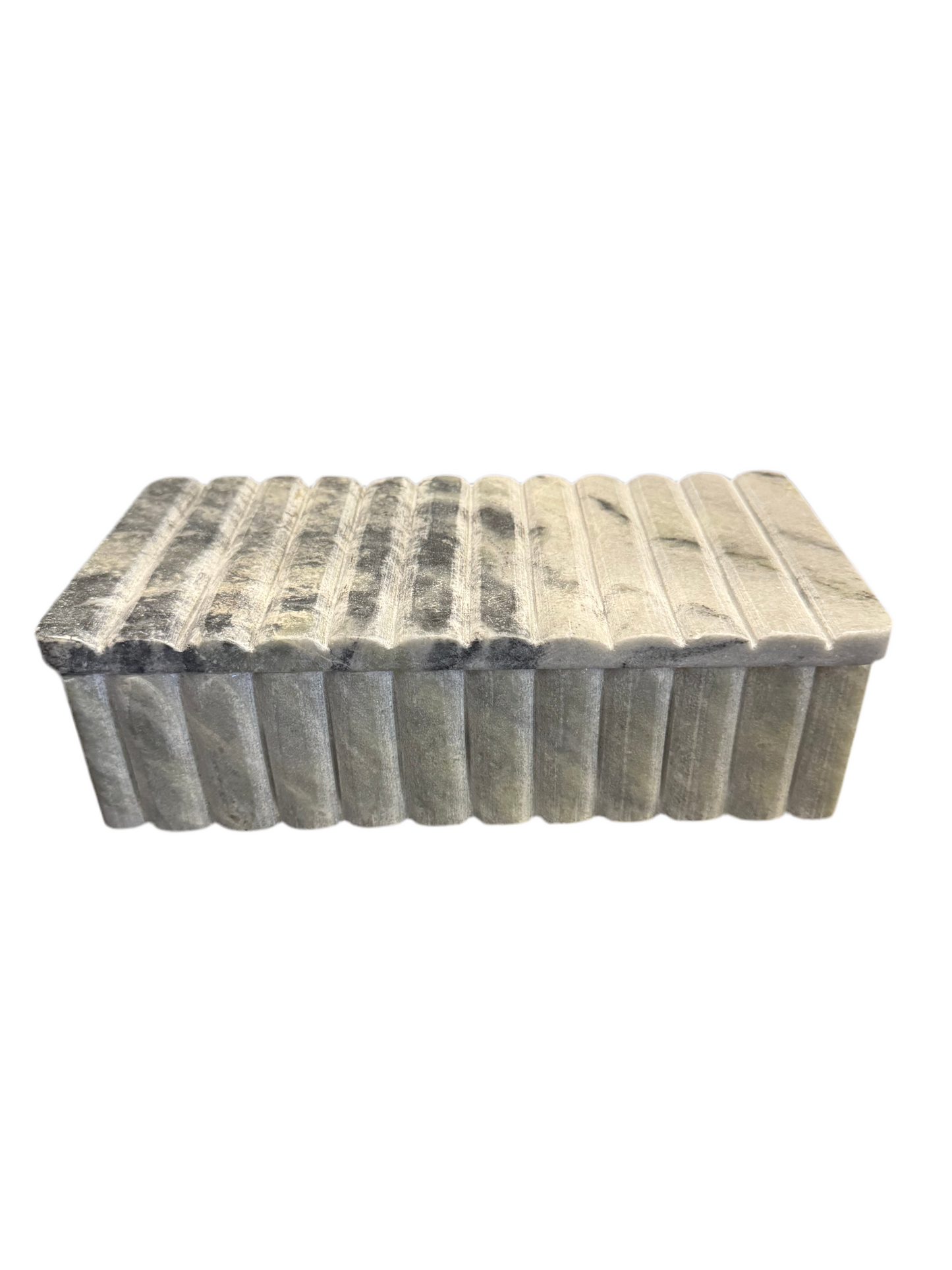 Carved Soapstone Box